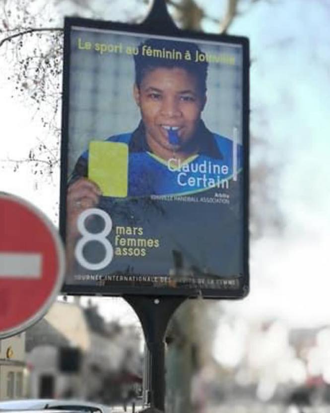 Portrait de Claudine Certain, arbitre et entraineure du Joinville Handball