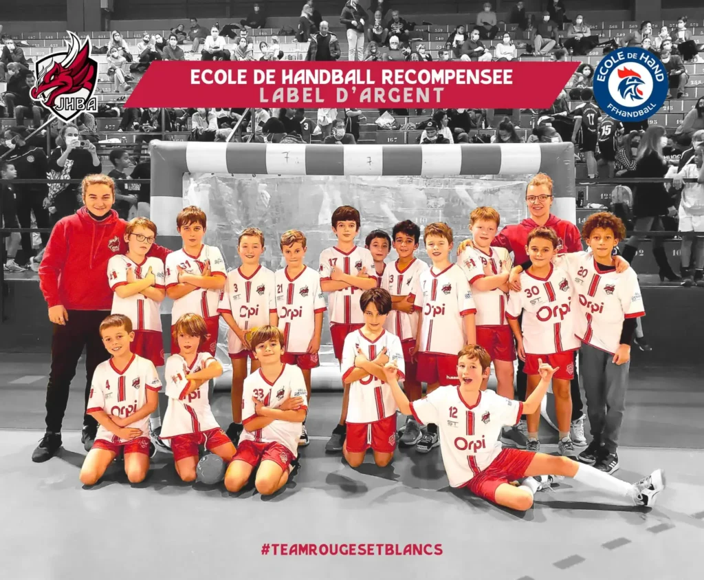 Photo equipe des joueurs de ecole de handball joinvillaise